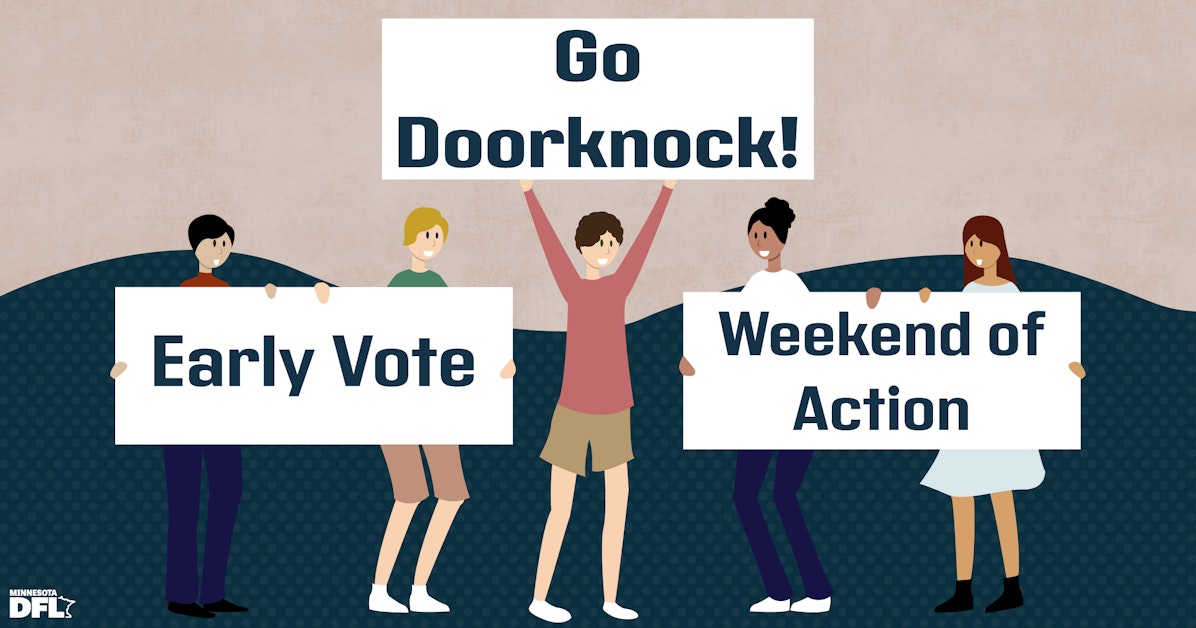 Early Vote Weekend of Action Door Knock in Burnsville! · Stand Up America
